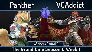 GL S6W1 | Panther (Fox) vs VGAddict (Ganondorf) | Winners Round 3 | SSBU Smash Ultimate