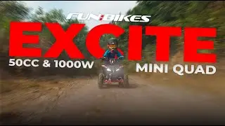 Excite Mini Quads in Action | 1000w Electric & 50cc Petrol Fun for Young Riders