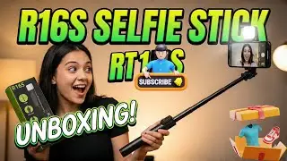 R16s Selfie Stick Hands-On Review: The Ultimate Vlogging Gear! | Unboxing | Best Budget Selfies |