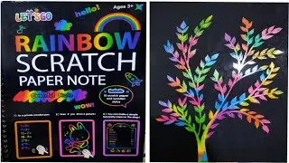 Scratch Note Book | Easy art and craft idea for kids #shorts #ytshorts #diy #art  #drawingtutorial