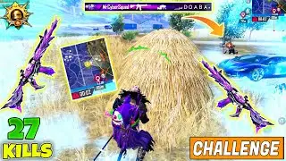 😱 OMG !! MOST DANGEROUS SQUAD TRAPPED US IN THE LAST ZONE DOING DOUBLE M416 CHALLENGE IN BGMI