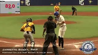 Jarrette Bonet Prospect Video, RHP, Fernando Callejo High School Class of 2023
