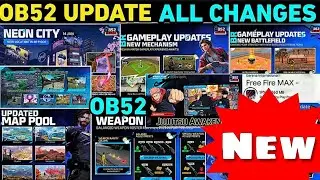 OB52 UPDATE COMING SOON | READY HO JAV SAB LOG FREE REWARD HELPING GAMER | FREE FIRE MAX 🔥 