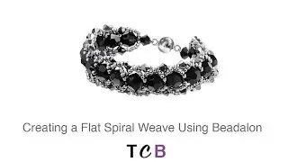 Flat Spiral Weave Using Beadalon Wire | Too Cute Beads