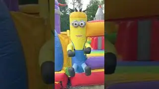 SuperMaxx and FunnyDanny children having fun at the amusement park