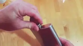 8oz Stainless Steel Flask by Maxam