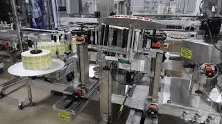 ProLine ZDT Front Back Wrap Neck Labeling System in plant
