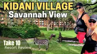 Обзор номера-студии Deluxe Savannah View в отеле Animal Kingdom Lodge | Отзыв о Kidani Village