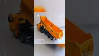 1:24 Jirui U420 diecast dump truck model zinc alloy dumper truck models metal tipper #dumpertruck