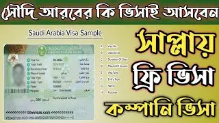 saudi arabia saplay visa company visa free visa.  সৌদি আরব সাপ্লাই ভিসা ফ্রি ভিসা কোম্পানি ভিসা কেমন