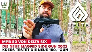 Kress testet die Neue 150,- Paintball Gun von DELTA SIX die MPB50 Magfed Paintball Firststricke