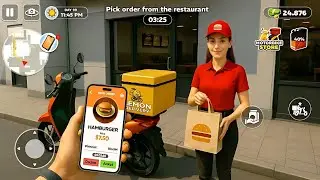 Deliver Till Dawn - Food Delivery Simulator - Android Gameplay