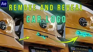 Remove and Reveal a Car Logo in After Effects