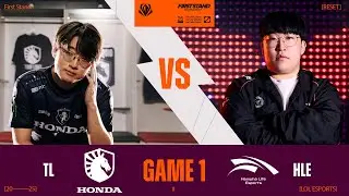 TL vs HLE | Game 1 | First Stand 2025 - Vòng Bảng | Hoàng Luân Co-stream