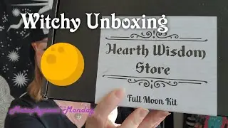 Witchy Full Moon Subscription Unboxing From Hearth Wisdom Store