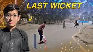 Road Cricket | Amar Akela Mbutt's team got the last wicket!!🔥
