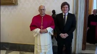 Pope Leo XIV Meets Argentine President Javier Milei at Vatican for Diplomatic Talks