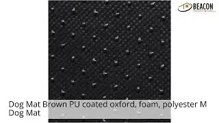 Dog Mat Brown PU coated oXford foam polyester M Dog Mat