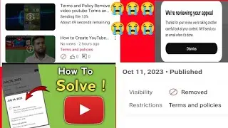 Terms and Policy Remove video youtube Terms and Policies solutions kaise karen 