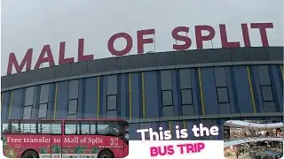 FREE Bus to Mall of Split - 15 minute Bus Ride to  Mall and return from the Port of Split Croatia 🚌