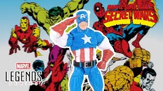 Marvel Legends CAPTAIN AMERICA | Secret Wars Action Figure Review!