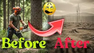 NATURE DESTROY BEFORE AND AFTER VIDEO #nature #forest #pollution #viral #trending #1000subscriber 