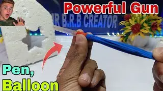 How to Make a Toy Gun with Pen And Balloon 