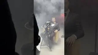 Backstage of music video 