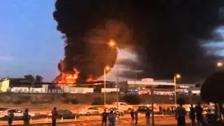 kassam rocket hit factory in sderot   28\6\2014