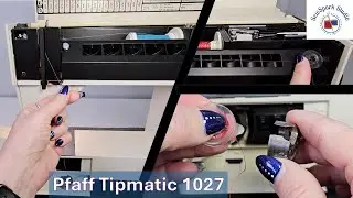 Pfaff Tipmatic 1027 - Bobbin Winding & Threading - The SPEEDY Version