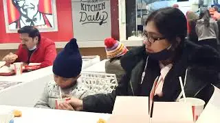 KFC in Ranchi nucleus mall | Maryam Zaman @ KFC Ranchi