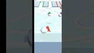 snow race : snow ball gameplay | #shorts