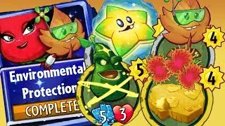 Plants vs Zombies Heroes Gameplay Rose's Environmental Protection Strategy Deck - Awesome Heal Deck