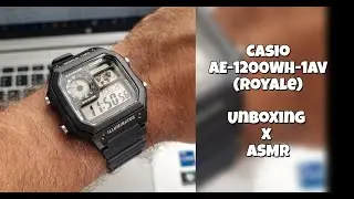 Casio AE1200 Unboxing | The Iconic Casio Royale #casio #watch #royale #unboxing #review #asmr