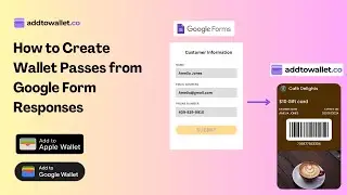 How to Create Wallet Passes from Google Form Responses