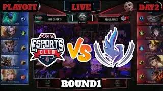 MOBILE LEGENDS MPL MY SG S4 PLAYOFFS AXIS ESPORTS VS RESURGENCE SG ROUND1