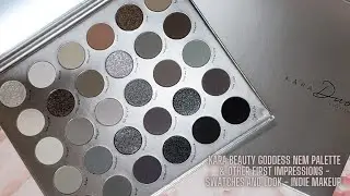 Kara Beauty Goddess Nem Palette & Other First Impressions - Swatches and Look - Indie Makeup