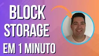 O que é um block storage ou armazenamento em bloco (em 1 minuto)