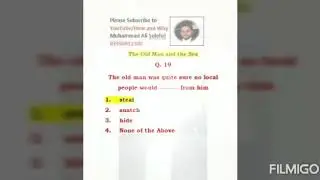MCQs on The old man and the sea Part 2 | BA English Novel Important MCQs / short question