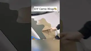 Camo Wrapping a Car #vinylwrapping #vinylwrap #camo