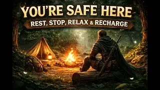 You&rsquo;re Safe Here Adventurer Rest, Stop, Relax & Recharge