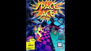 Space Ace - Amiga Original Title Screen