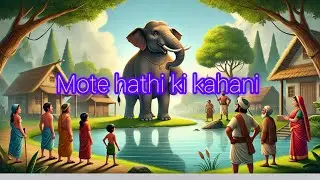 मोटी हाथी की बहादुरी - एक प्रेरणादायक कहानी | Moti The Brave Elephant Story#youtube#viralvideo