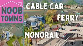 Уникальный транспортный узел с DLC Mass Transit | Noob Towns &mdash; серия DLC для Cities Skylines