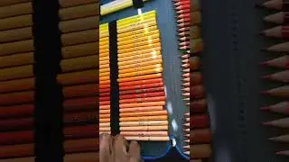 #Kalour 300 Coloring pencils. Swatched and in order.