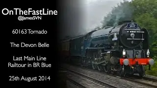 60163 - The Devon Belle 25-08-14 *Last railtour in BR Blue*