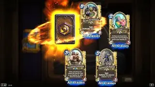 Opening 10 GOLDEN Hearthstone Packs