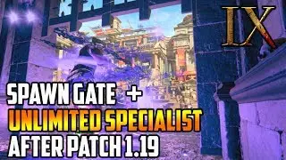 SPAWN GATE + UNLIMITED SPECIALISTS ON IX - BLACK OPS 4 ZOMBIES (after patch 1.19)