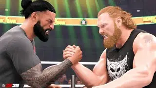 Roman Reigns Vs. Brock Lesnar Eliminator Round - WWE 2K25 