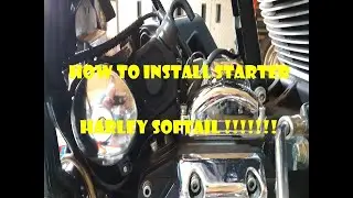 Как установить стартер Harley на Softail 2002 года